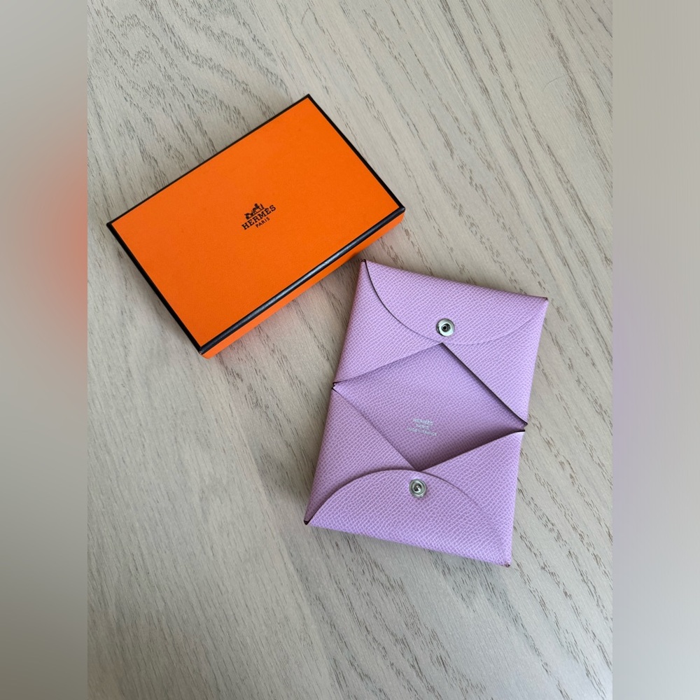 📌SOLD ON OTHER WEBSITE. Hermès - Calvi Card Holder